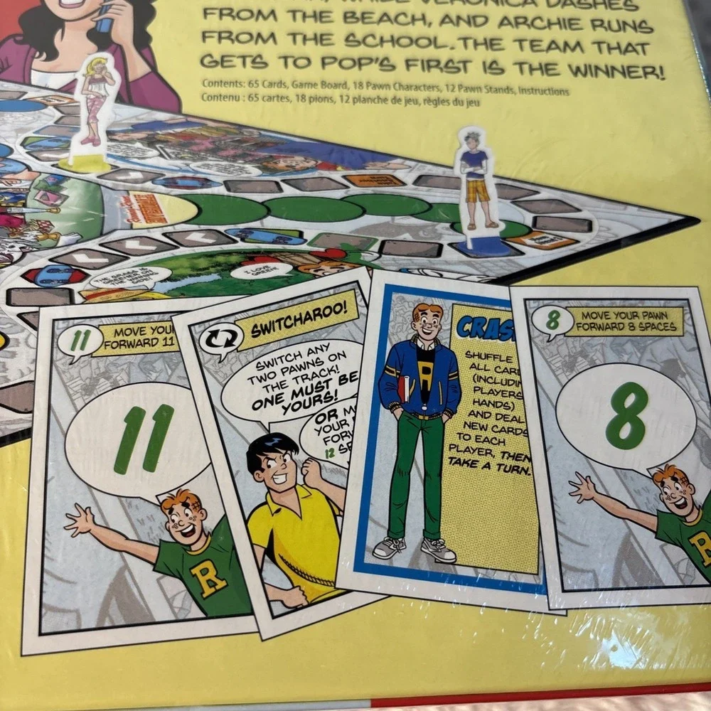 ARCHIE BOARD GAME, RUNNING 'ROUND RIVERDALE, SEALED! Ages 7+ Outset - Picture 7 of 7